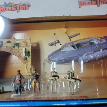 GALOOB Star Wars Action Fleet, Gian Speeder & Theed Palace - Rogue Toys