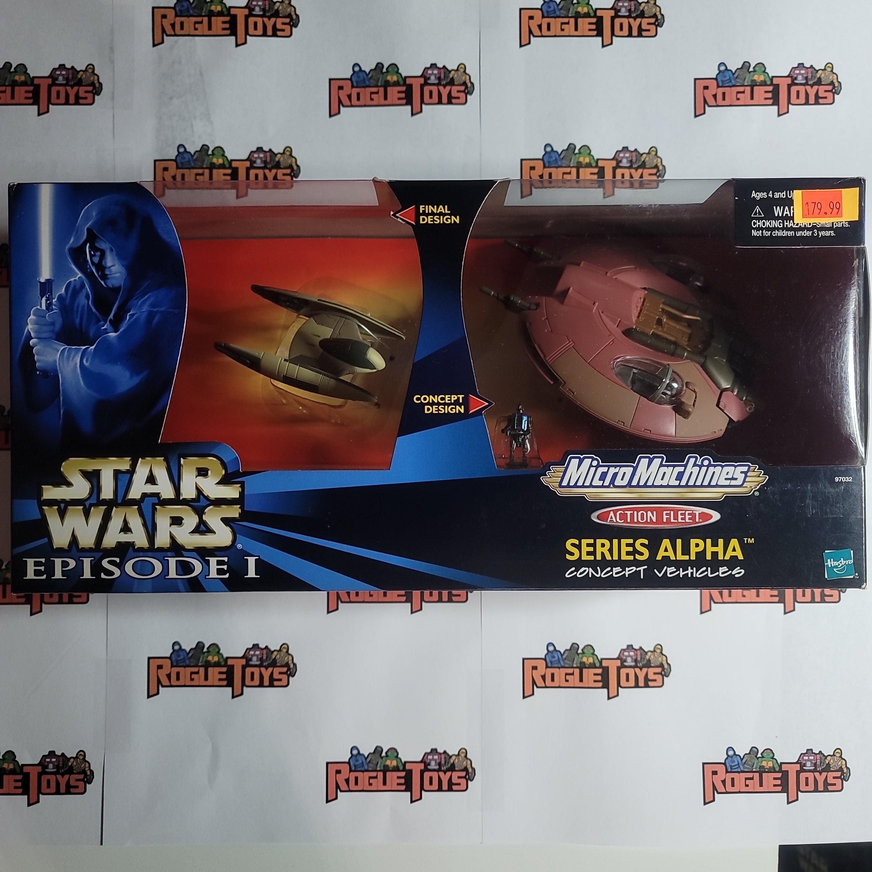 Hasbro Star Wars episode 1 series alpha action fleet Micro Machines Trade federation Droid fighter