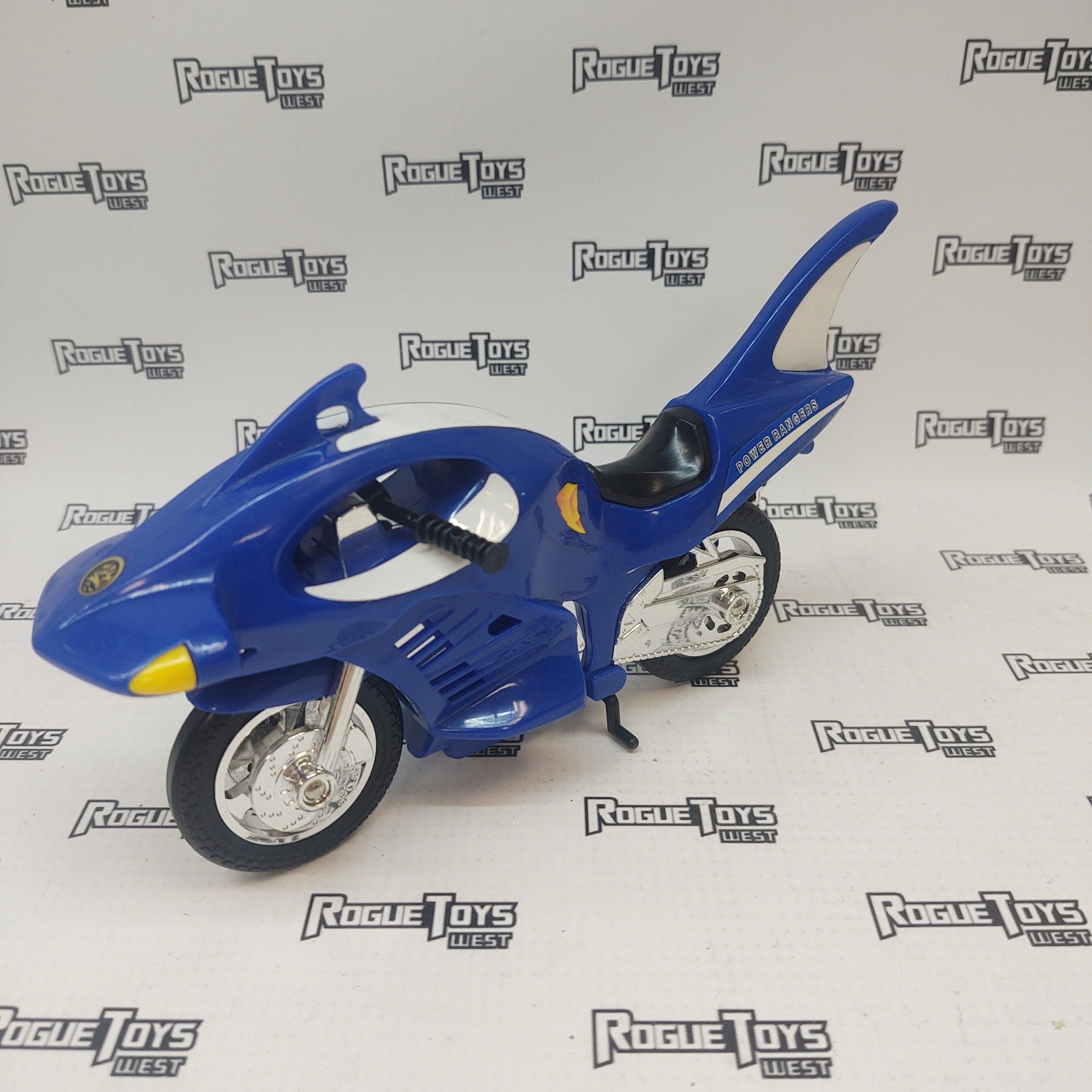 Bandai Mighty Morphin Power Rangers Blue Shark Cycle| Rogue Toys