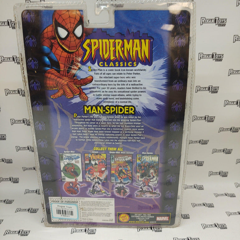 Toy Biz Marvel Spiderman Classics Man Spider