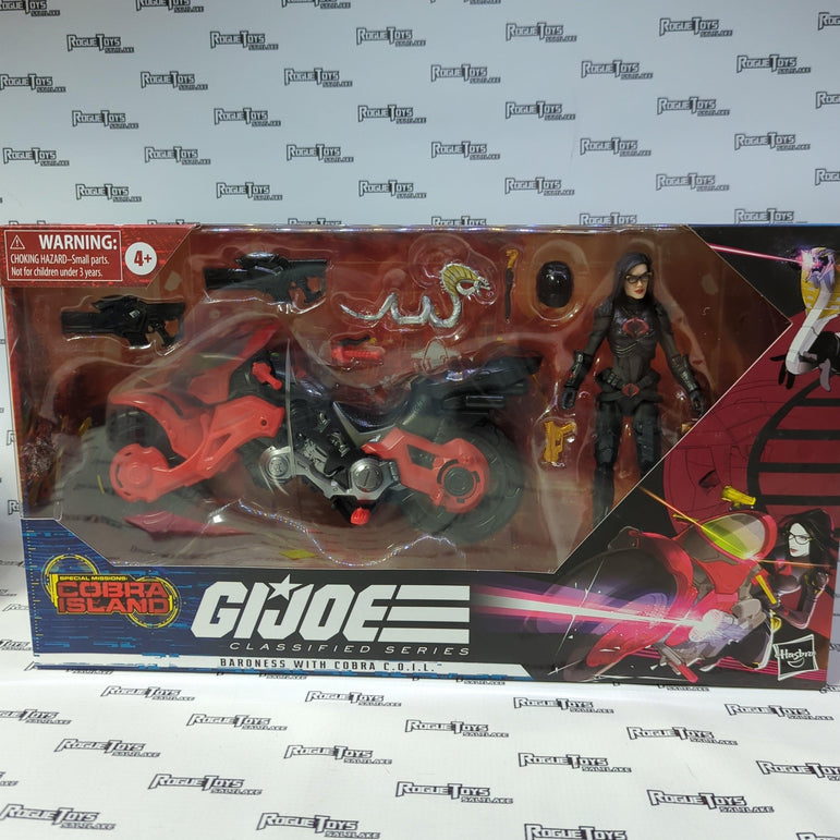 Hasbro G.I. Joe Classified Series Cobra Island Baroness w/Cobra C.O.I.L.