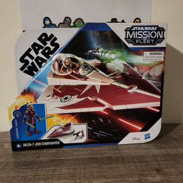 Hasbr Star Wars Mission Fleet- Delta 7 Jedi Strarfighter with Ahsoka Tano - Rogue Toys
