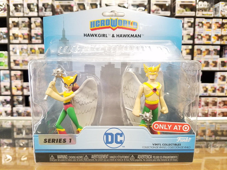 Funko Hero World Series 1 DC 2 Pack Hawkgirl & Hawkman Target Exclusive - Rogue Toys