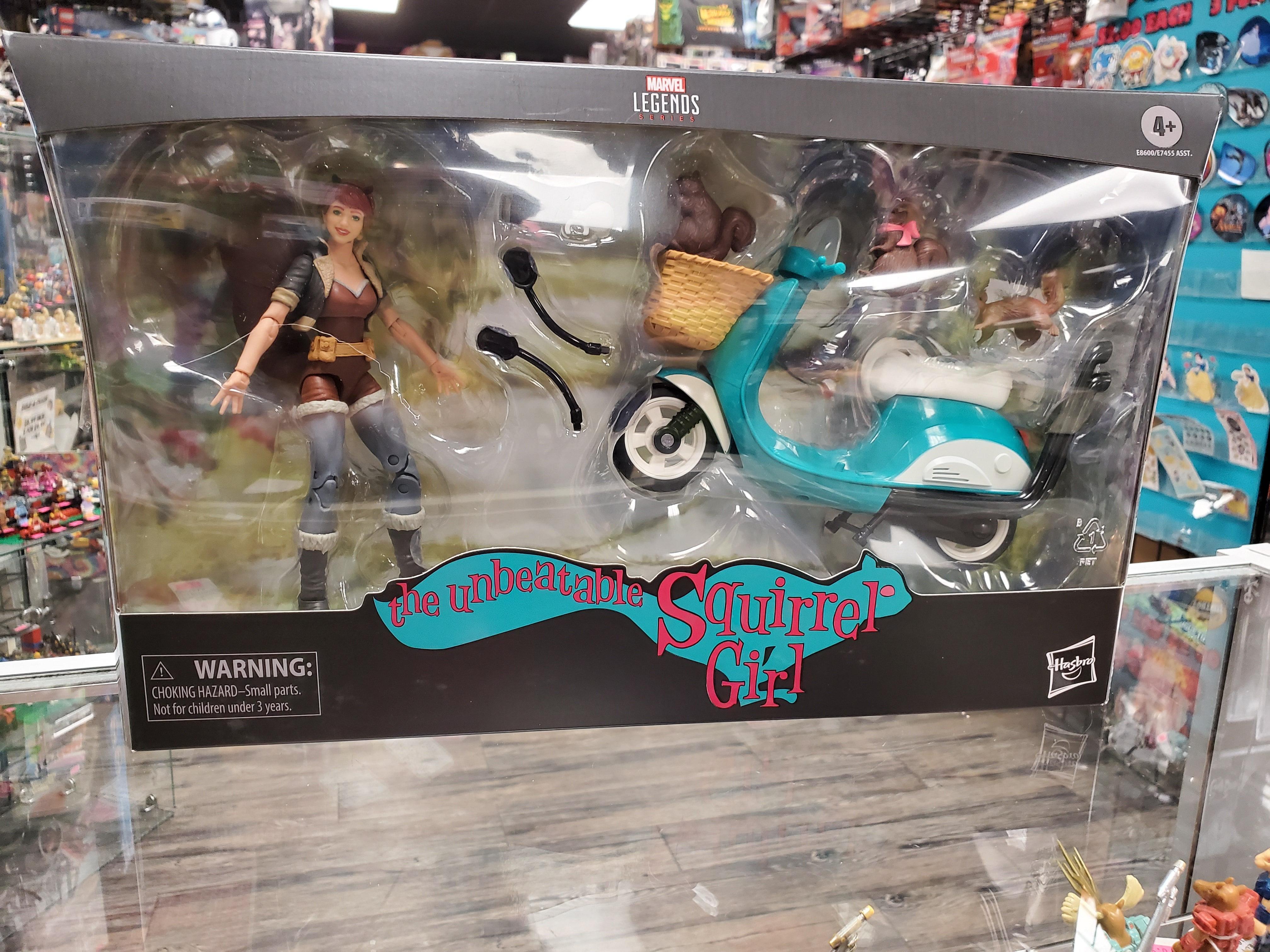 Marvel Legends the Unbeatable Squirrel Girl with Motorcycle - Rogue Toys