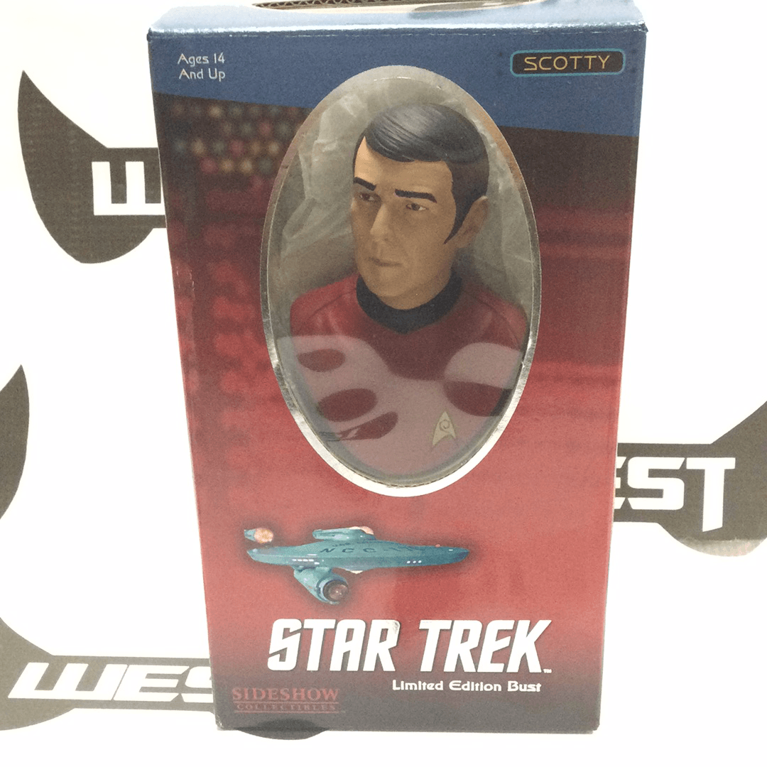 SIDESHOW COLLECTIBLES Star Trek Limited Edition Bust, Scotty 1095/5000