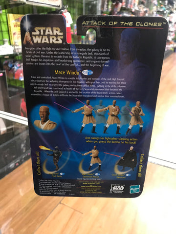 Hasbro Star Wars Attack of the Clones Mace Windu - Rogue Toys