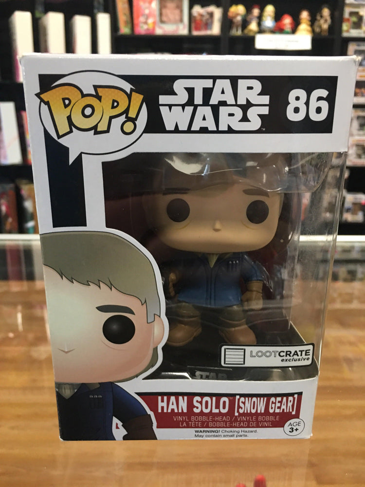 Funko POP! Star Wars Han Solo Snow Gear Lootcrate Exclusive 86