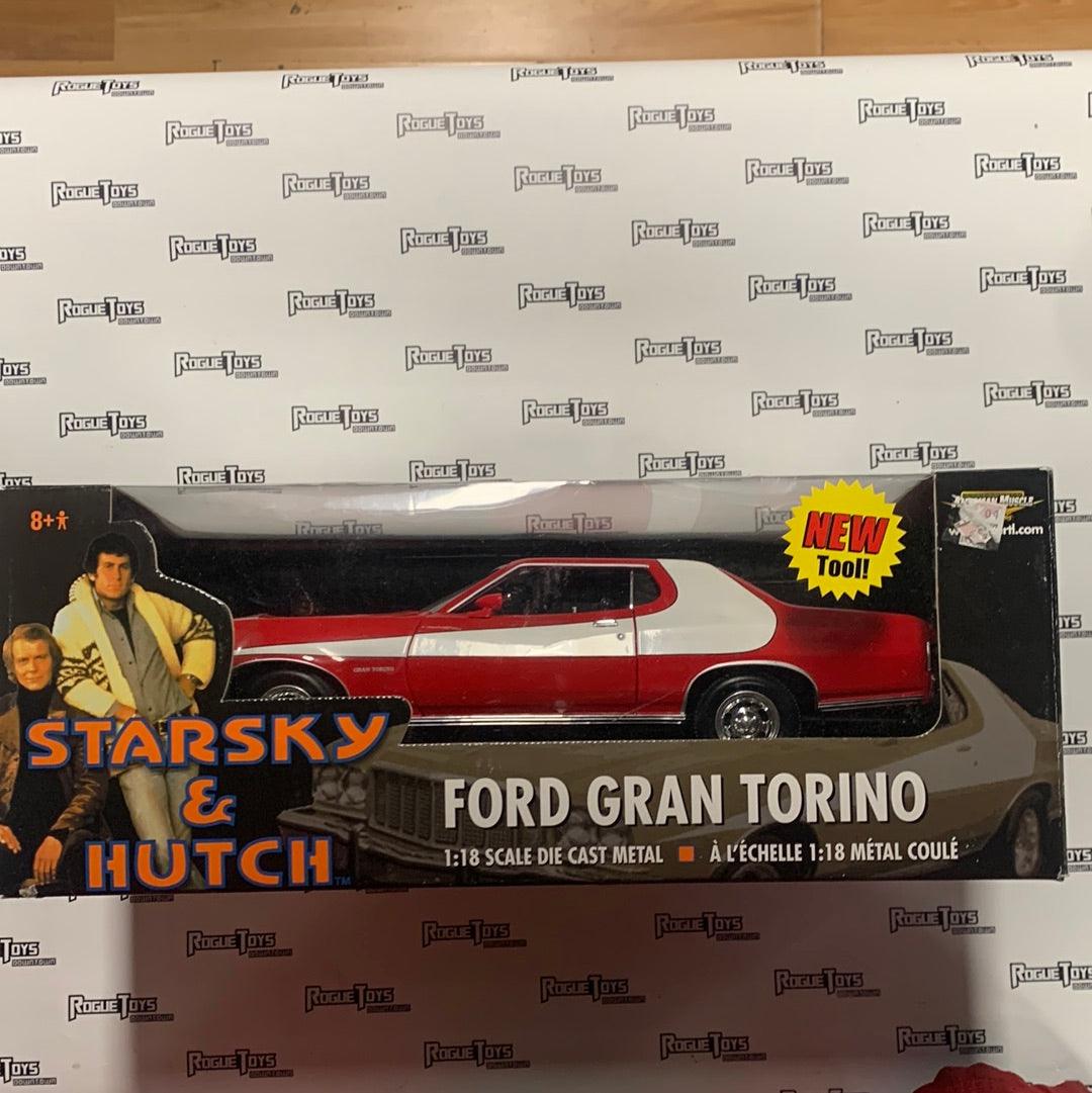 American Muscle 1:18 Die Cast Metal Starsky and Hutch Ford Gran Torino