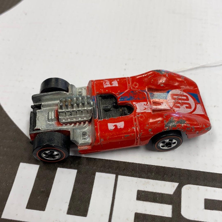 Mattel Hot Wheels Vintage Red Lines Ferrari 312P