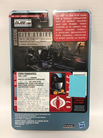 GI Joe 30th Pursuit of Cobra City StrikeCobra Commander - Rogue Toys