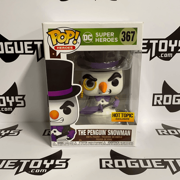 Funko POP! Heroes DC Super Heroes The Penguin Snowman Hot Topic Exclusive 367 - Rogue Toys