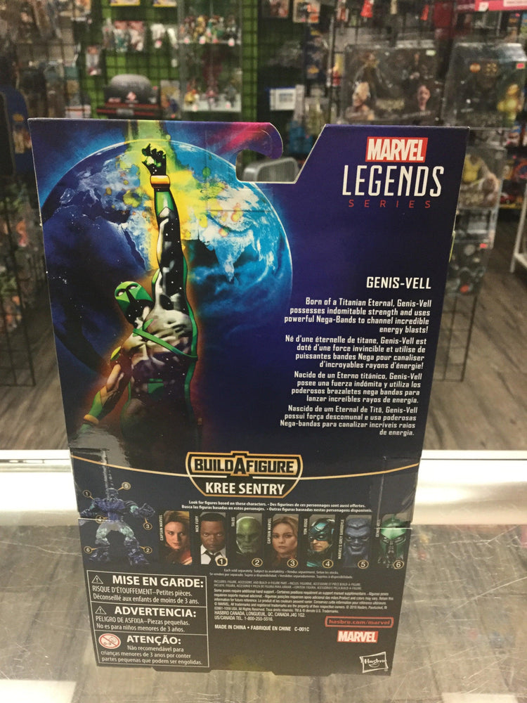 Marvel Legends Captain Marvel Kree build a Figure Wave Genis-Vell Hasbro - Rogue Toys