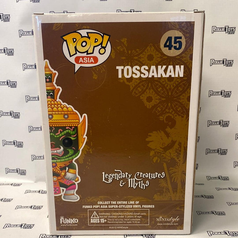 Funko Pop! Asia Mindstyle Legendary Creatures & Myths- Tossakan 45 Funko 2017 Pop Asia Exclusive - Rogue Toys