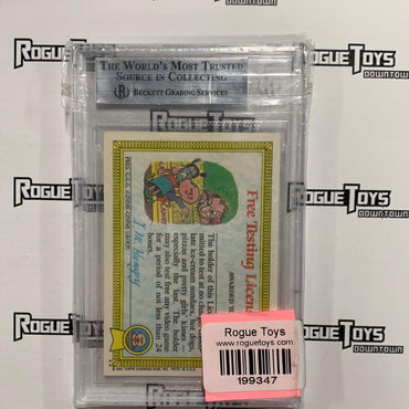 Topps Graded 9 Garbage Pail Kids Green Jean - Rogue Toys