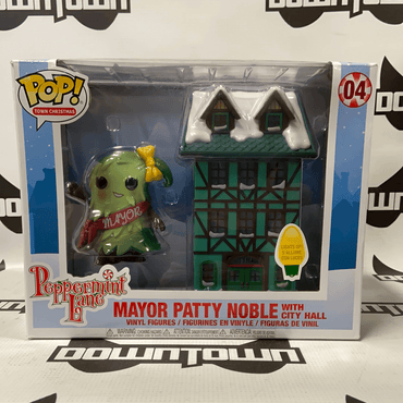 Funko Pop! Town Christmas Peppermint Lane Mayor Patty Noble with City Hall #04 - Rogue Toys