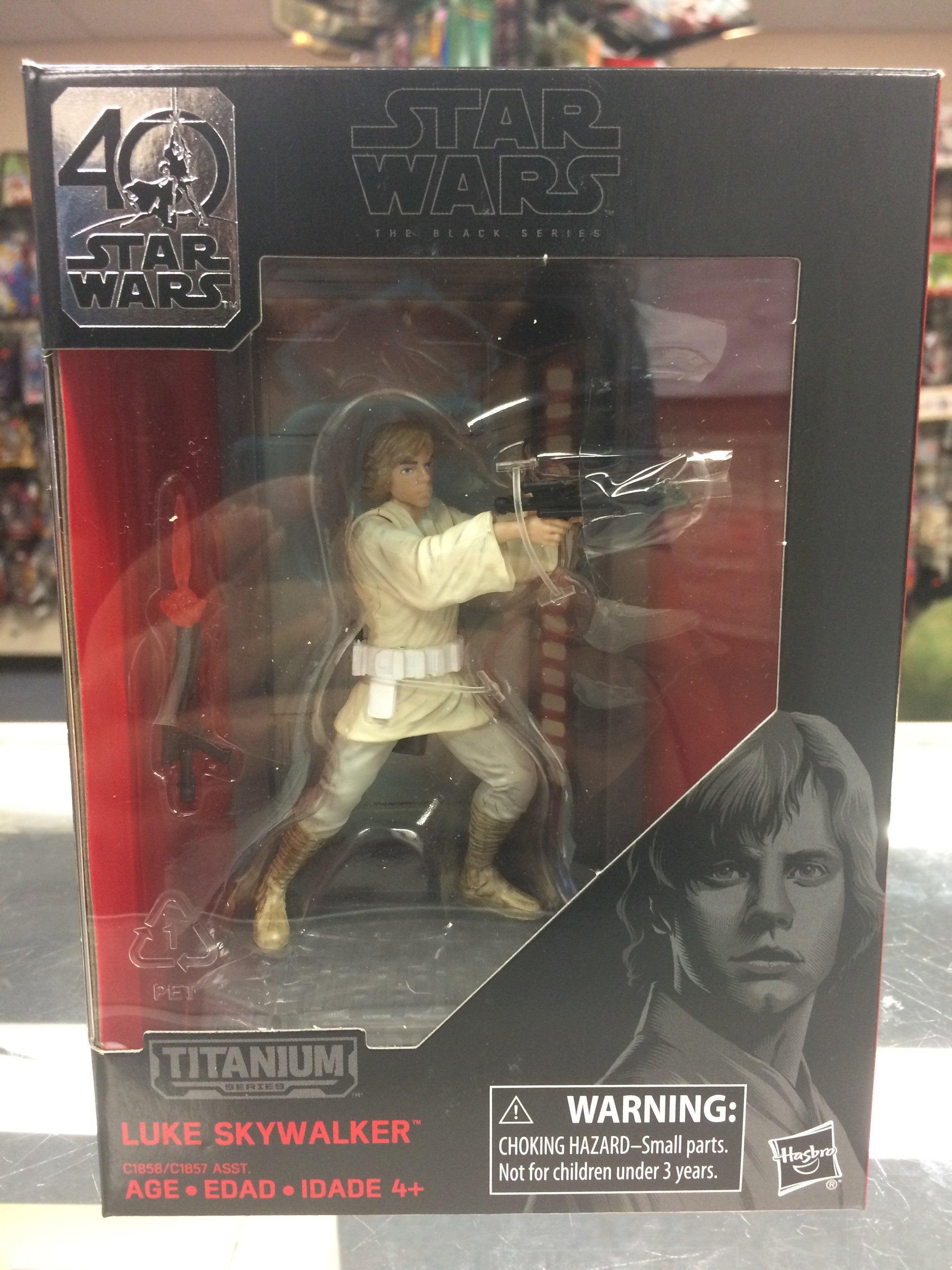 Star Wars 40th Anniversary The Black Series Luke Skywalker Titanium Series - Rogue Toys