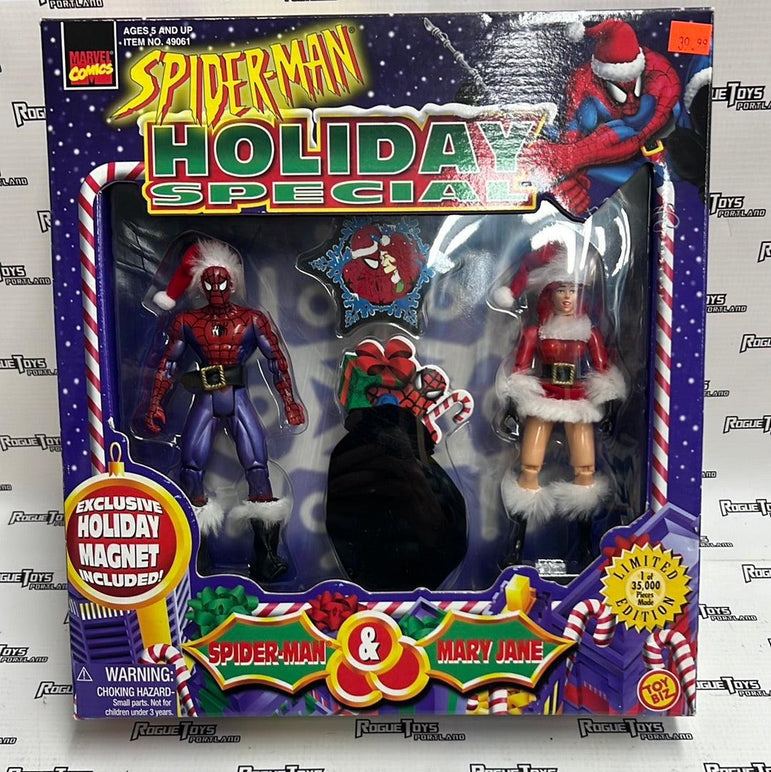 Toy biz marvel holiday special spider-man & mary jane