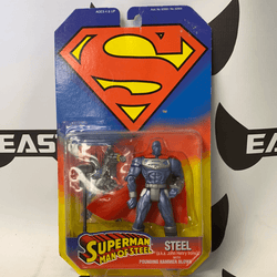 Kenner Superman Man of Steel Steel aka John Henry Irons w/ Pounding Hammer Blows