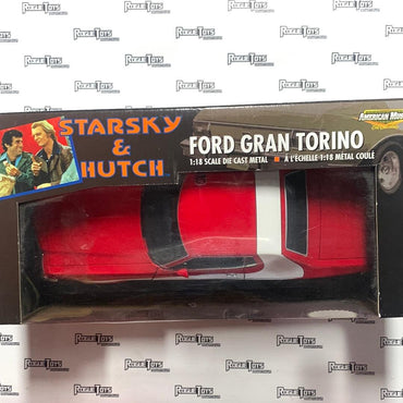 American Muscle 1:18 Die Cast Metal Starsky and Hutch Ford Gran Torino