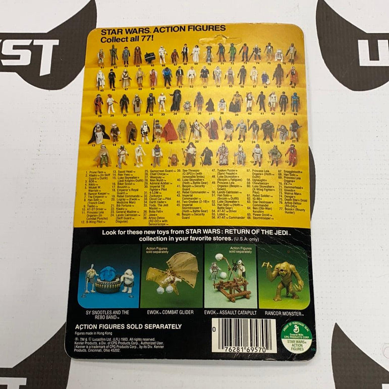 First 22 Vintage Star Wars Action Figure Display Card Backs Colored After  the Original Kenner Collectible Toys 