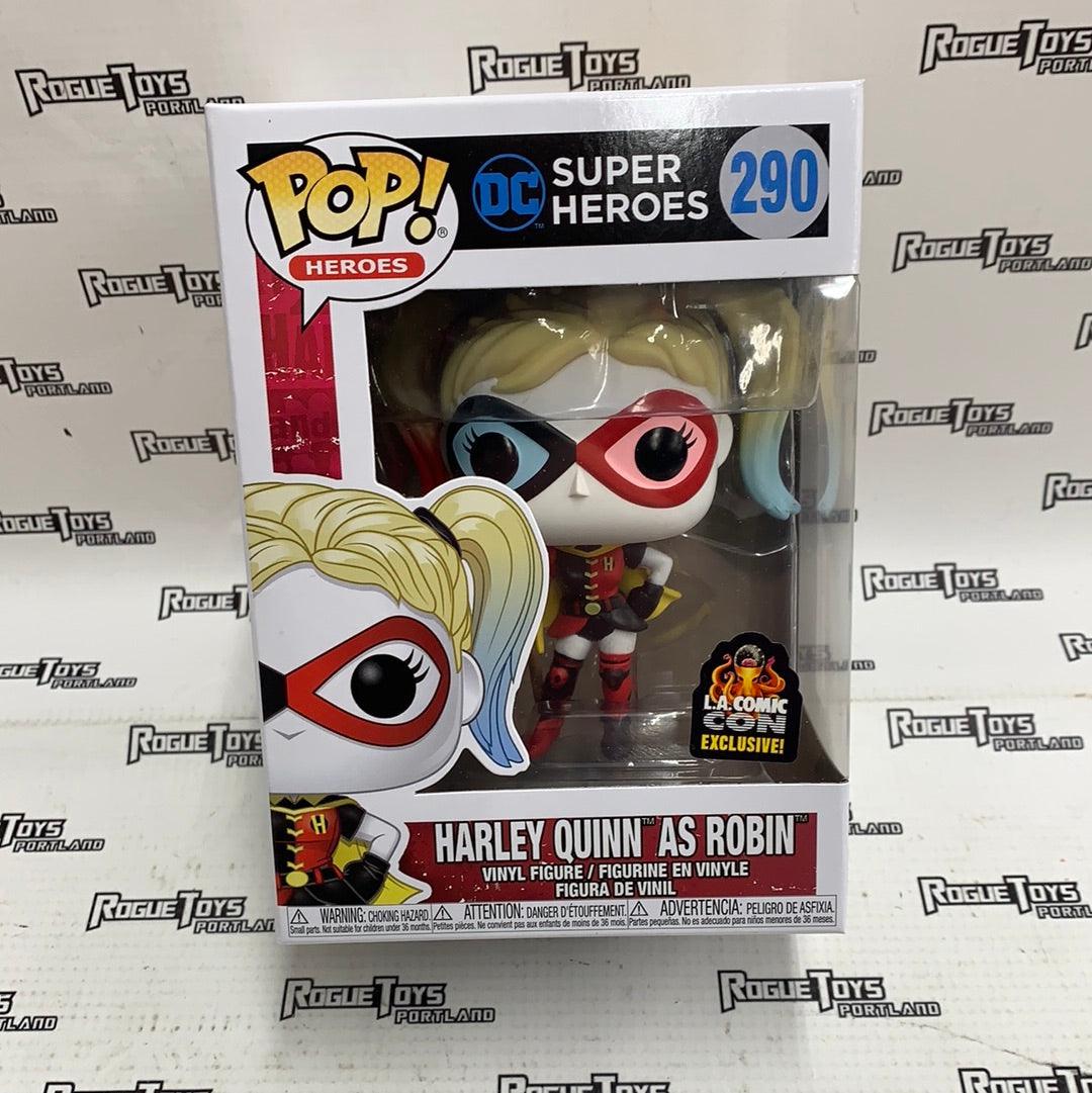 Funko POP! Heroes DC Super Heroes Harley Quinn as Robin #290 LA Comic |  Rogue Toys