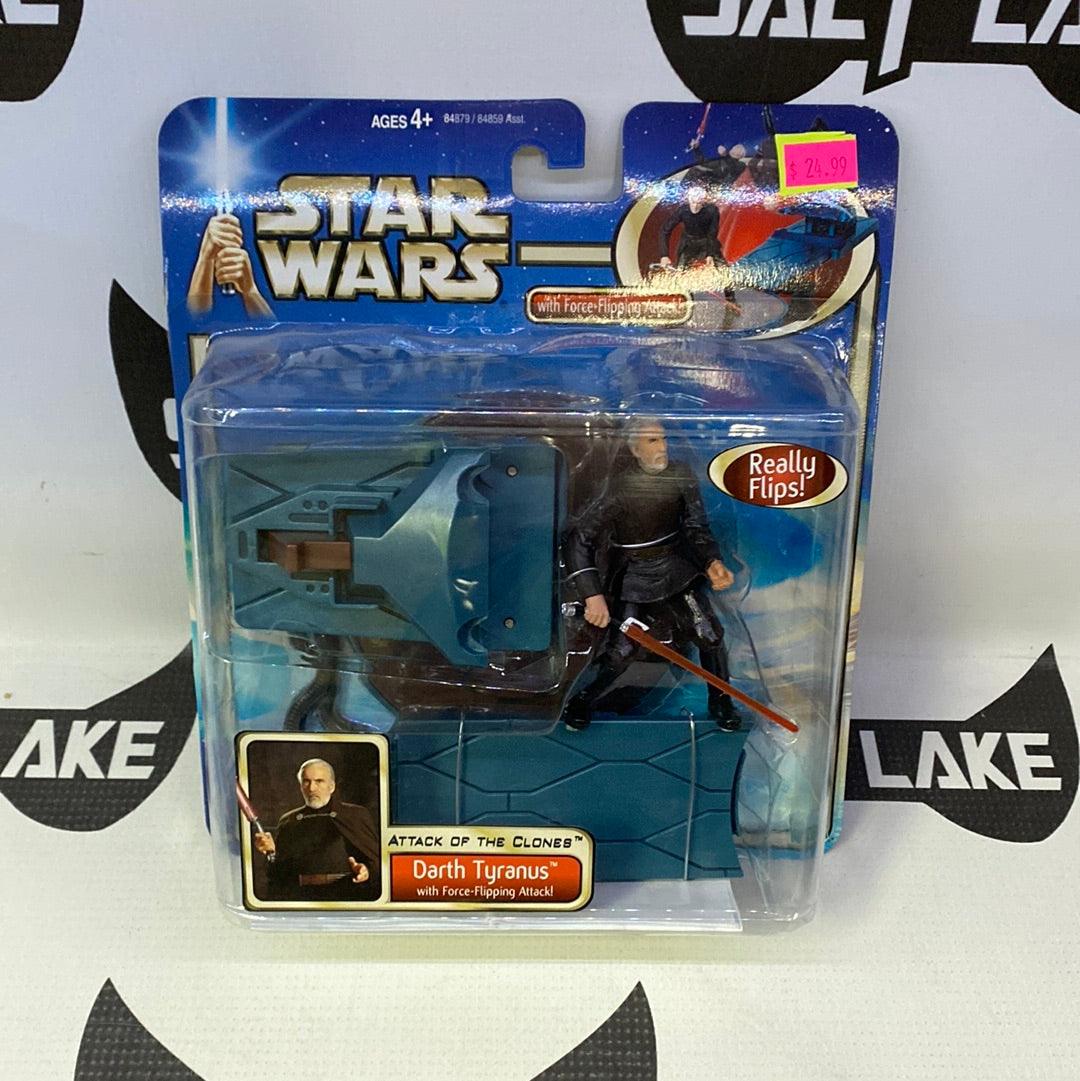 Hasbro Star Wars Episode 2 Darth Tyranus With Force Flipping