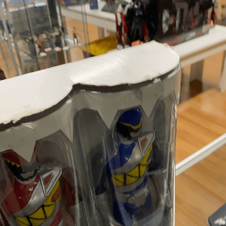 BanDai Super Dino Charge Toys R Us Exclusive Prototype Packaging Sample - Rogue Toys
