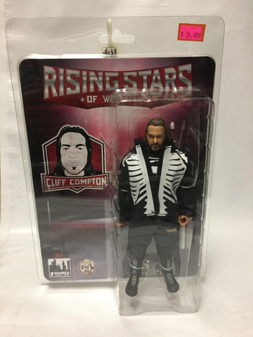 Figures Toy Co Risingstar Of Wrestling Cliff Compton - Rogue Toys