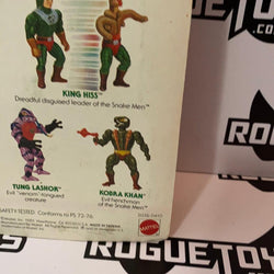 Mattel MOTU Vintage Rattlor 3 Back - Rogue Toys