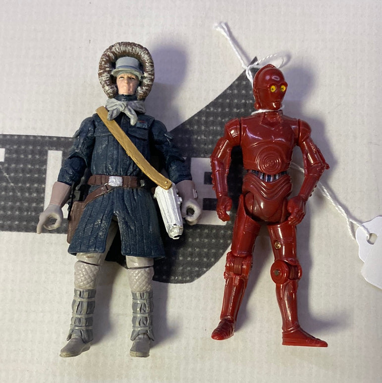 Hasbro Star Wars Droid Factory 2 Pack Hoth Han Solo And R-3PO