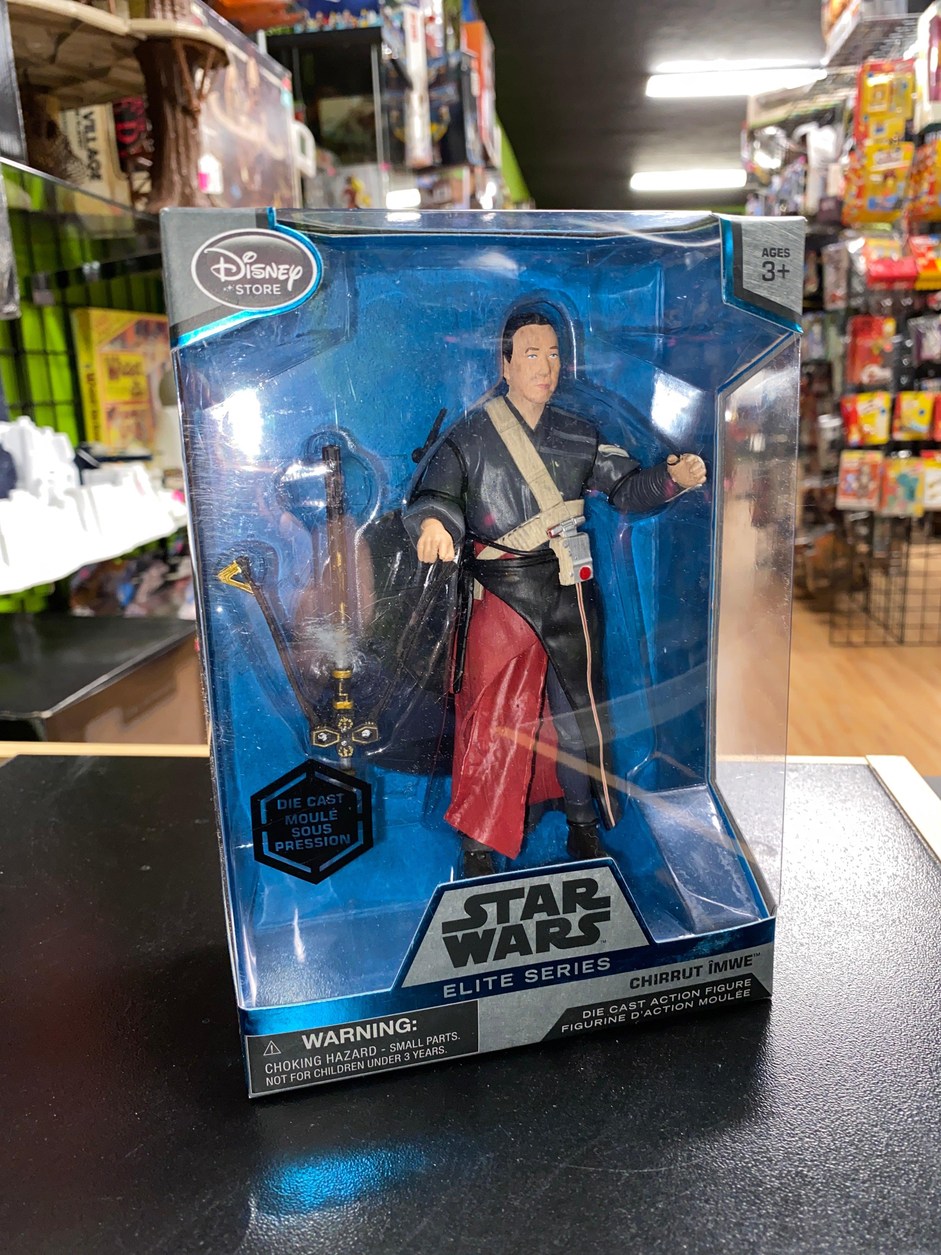 Disney Store Star Wars Elite Series Die Cast Action Figure Chirrut Îmwe - Rogue Toys