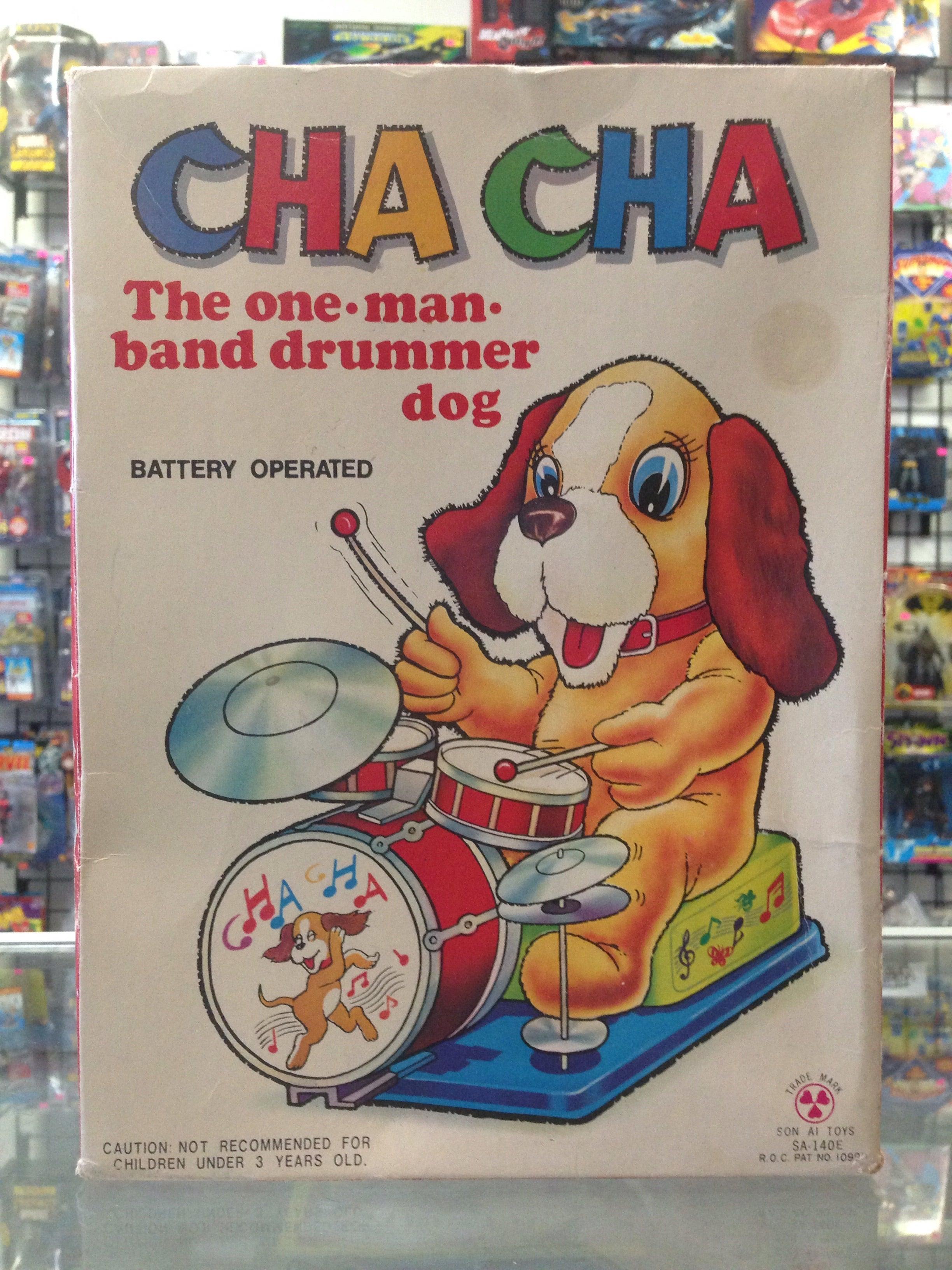 Cha Cha The One Man Band Drummer Dog