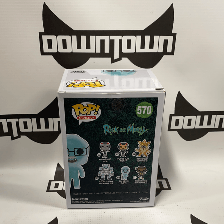 Funko POP Animation Rick and Morty Glow In The Dark Dr. Xenon Bloom 570