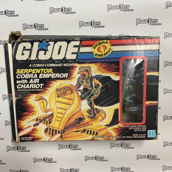 Hasbro Vintage GI Joe Serpentor, Cobra Emperor With Air Chariot - Rogue Toys