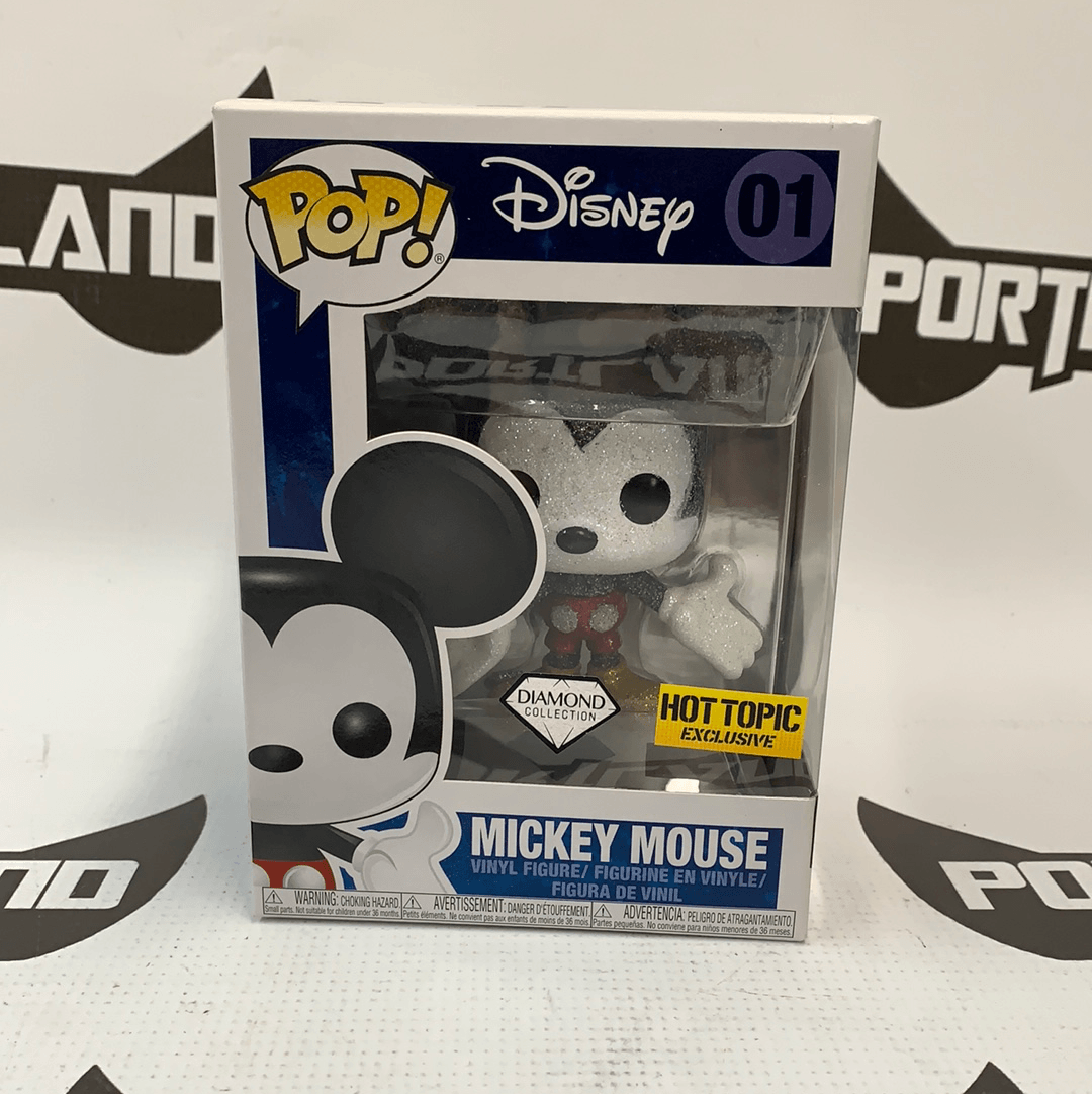 Funko POP! Disney Mickey Mouse Diamond Collection #01 Hot Topic Exclusive - Rogue Toys