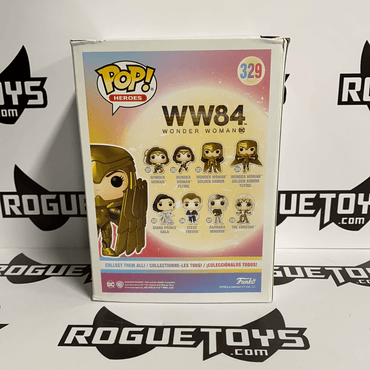 Funko POP! Heroes Wonder Woman 84 Golden Armor and Shield Hot Topic Exclusive 329 - Rogue Toys