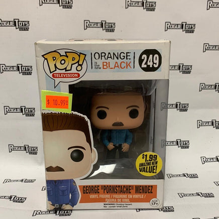 FUNKO POP! TELEVISION - ORANGE IS THE NEW BLACK - GEORGE “PORNSTACHE” MENDEZ #249 - Rogue Toys