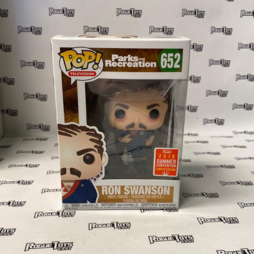 Funko POP! Television Parks and Recreation Ron Swanson 2018 Summer Convention 652 - Rogue Toys