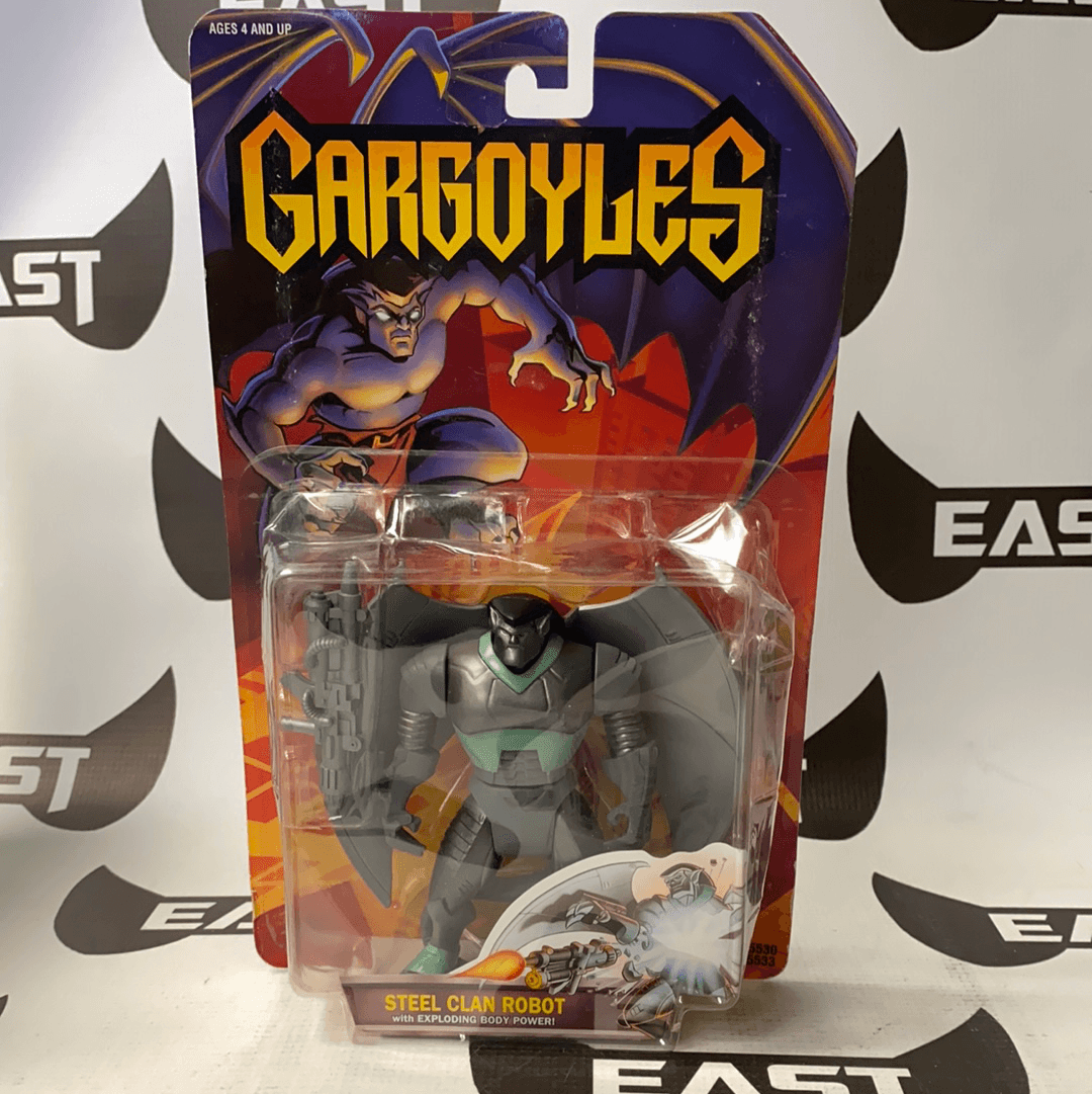 Kenner 1995 Gargoyles Steel Clan Robot with Exploding Body Power