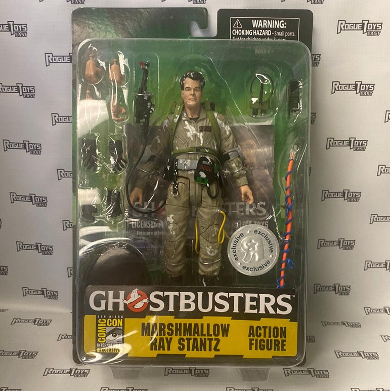 Diamond select ghostbusters- marshmallow ray stantz sdcc exclusive