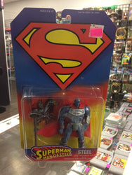 Superman Man Of Steel Steel (a.k.a John Henry Irons) With Pounding Hammer Blows - Rogue Toys