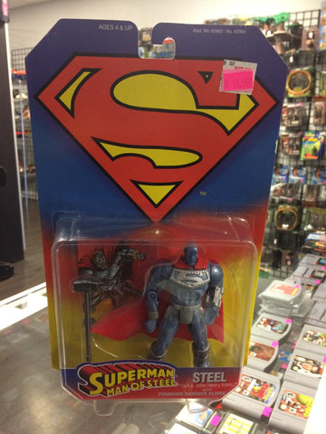 Superman Man Of Steel Steel (a.k.a John Henry Irons) With Pounding Hammer Blows - Rogue Toys